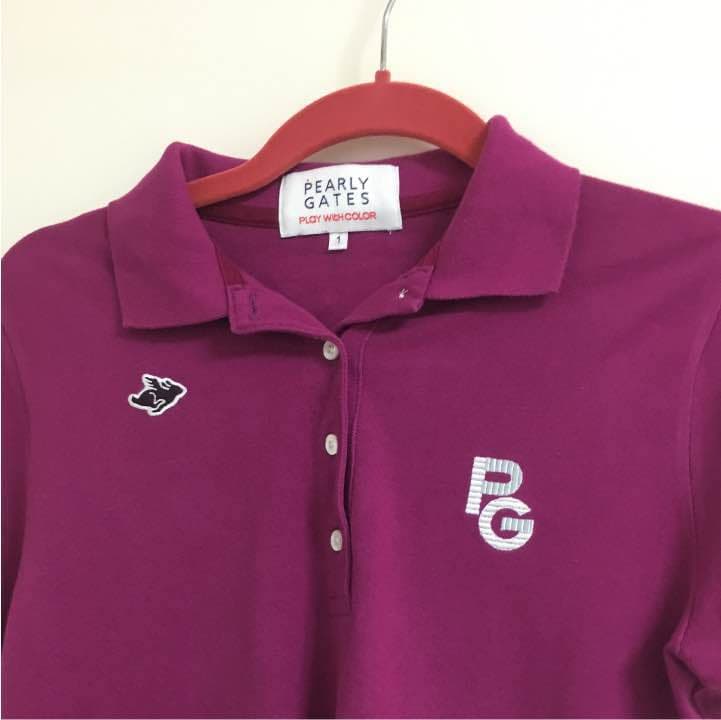 りんご7@ パーリーゲイツ ポロシャツ サイズ1