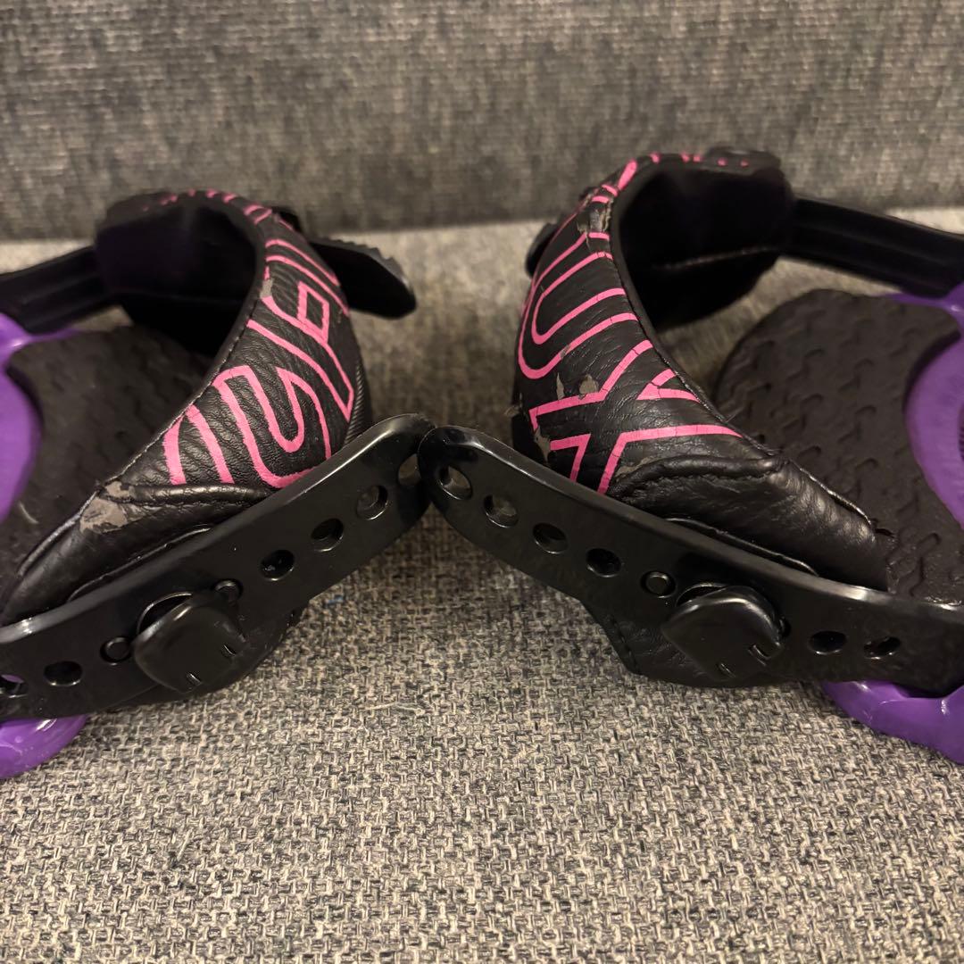 FLUX レディース ビンディング Sサイズ パープル スノーボード 美品