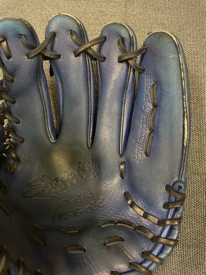 スペシャルオーダー　ハイゴールド　野球 軟式グローブ 一般用　大人　右投げグラブ