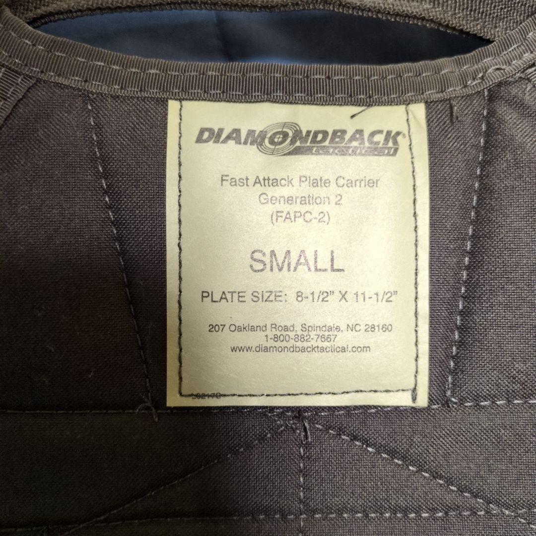 DBT FAPC-2 ブラック Sサイズ