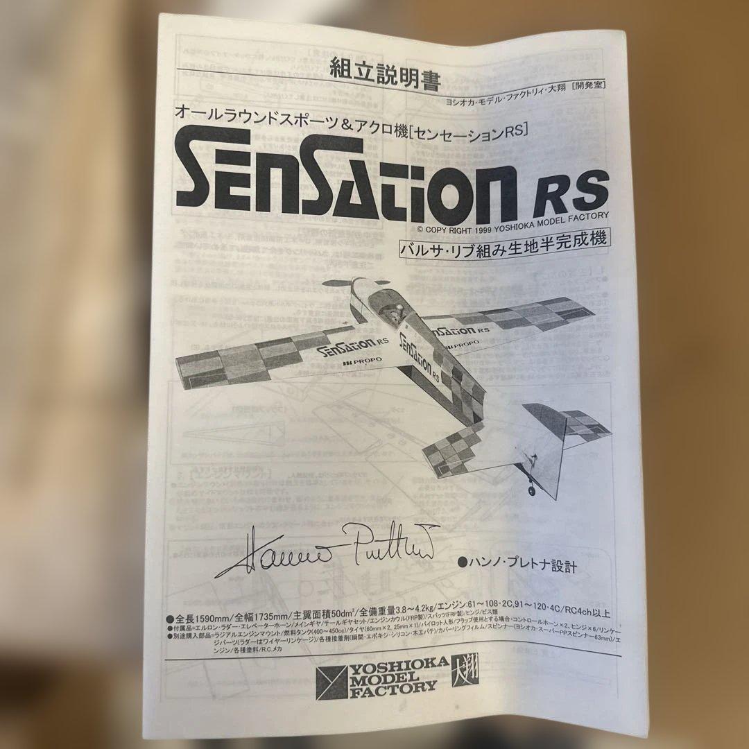 Sensation RS ラジコン飛行機