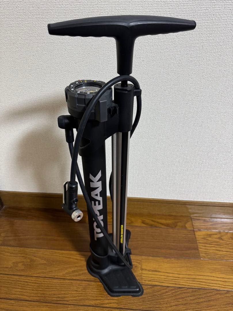TEPEAK トピーク ジョーブローブースターチューブレスタイヤ対応 圧力計付