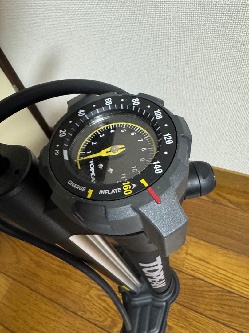 TEPEAK トピーク ジョーブローブースターチューブレスタイヤ対応 圧力計付