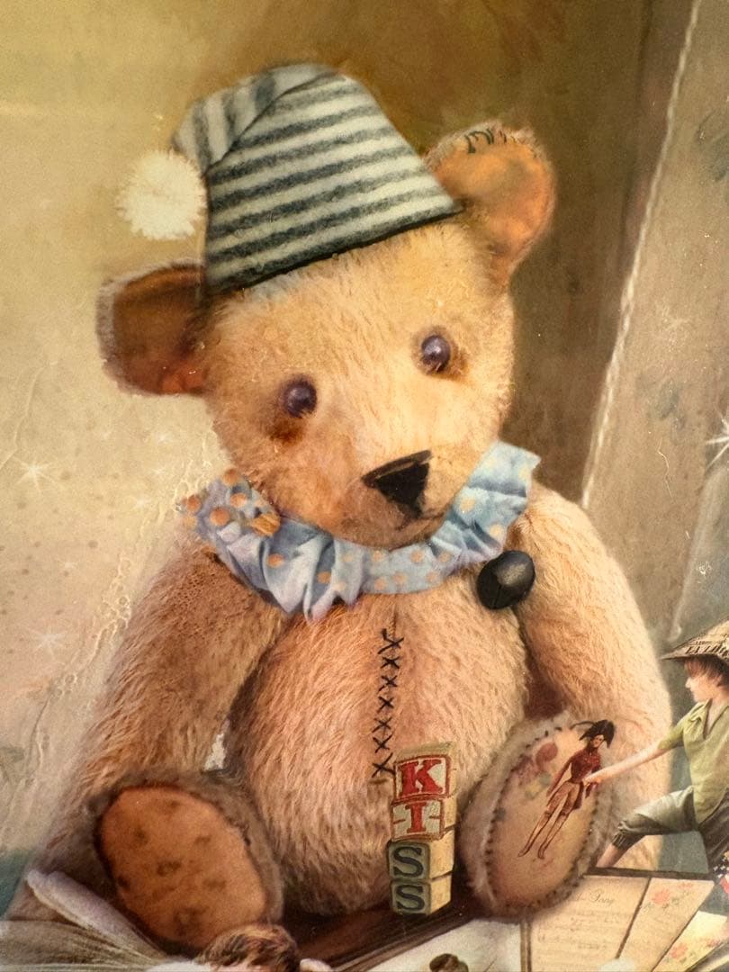 絵画　テディベア　メルヘン画　子ども部屋