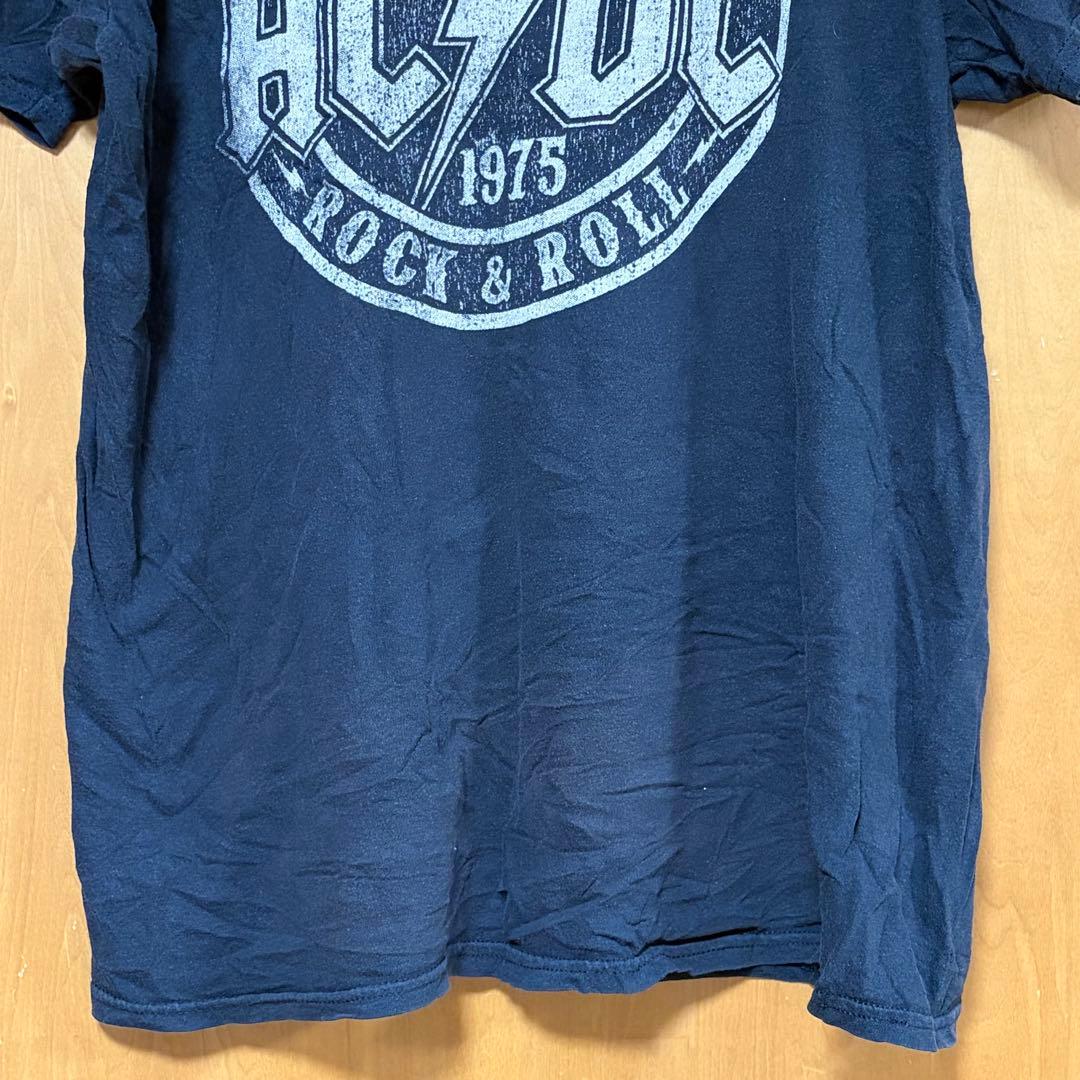 AC/DC HIGH VOLTAGE Tシャツ 1975 ブラック黒