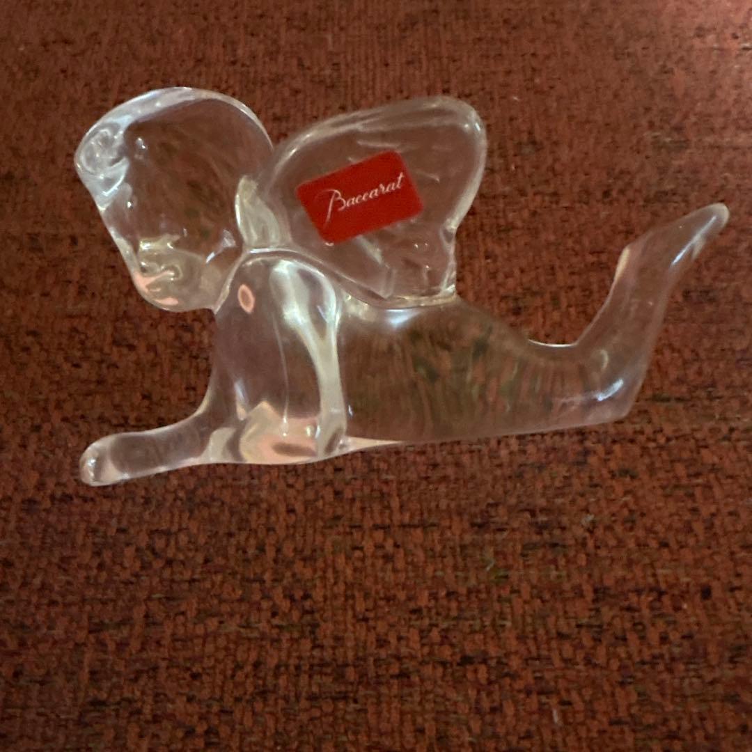 Baccarat クリスタルガラス 天使のオブジェ
