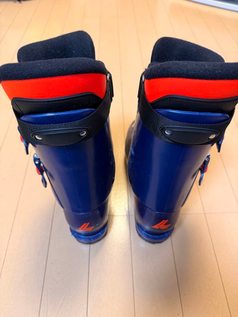 LANGE RSJ60 男性用スキーブーツ ネイビー/オレンジ 25.5