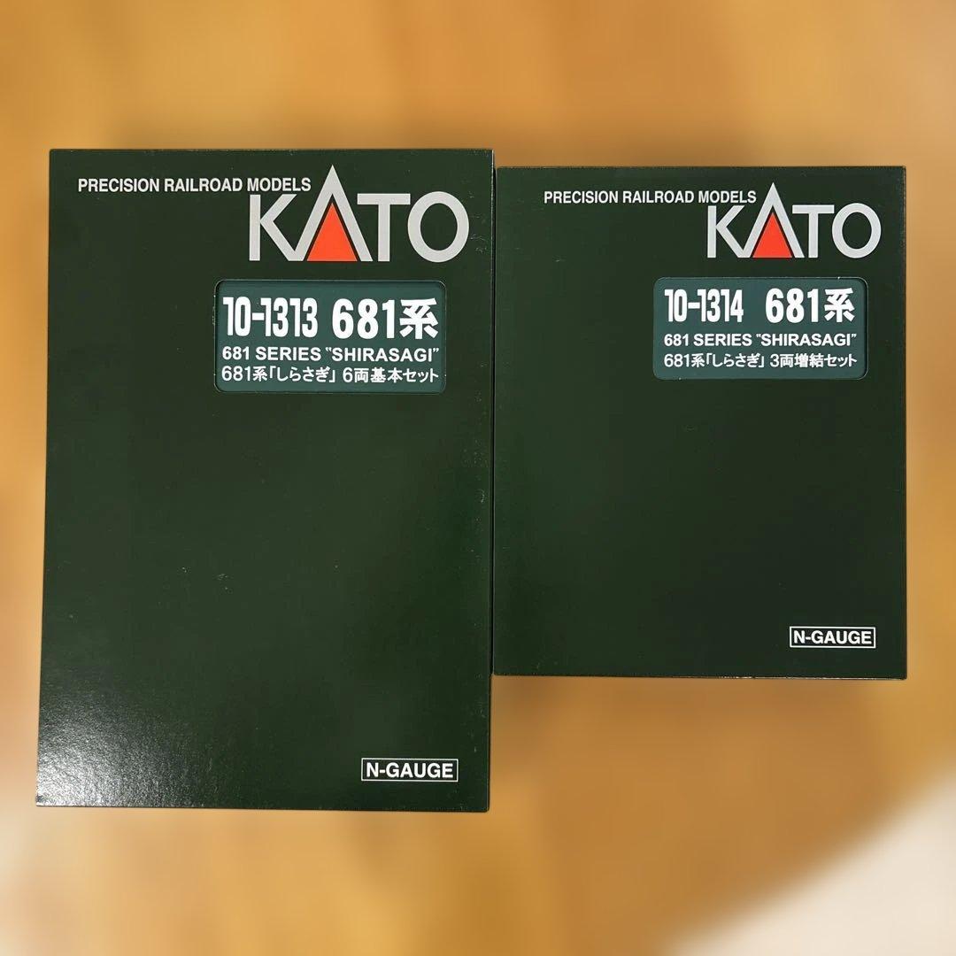 【新同】KATO 10-1313/1314 681系しらさぎ基本増結9両セット③