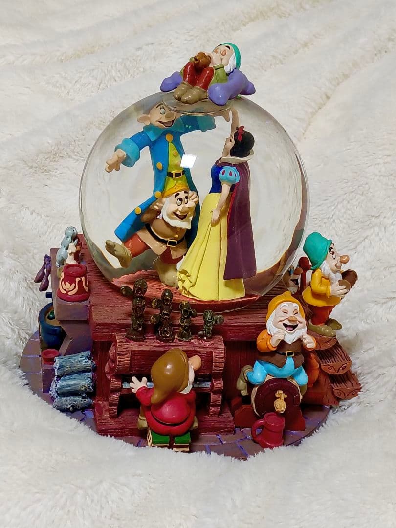 白雪姫　ヴィンテージ　スノードーム　ディズニー　オルゴール 　入手困難　廃盤