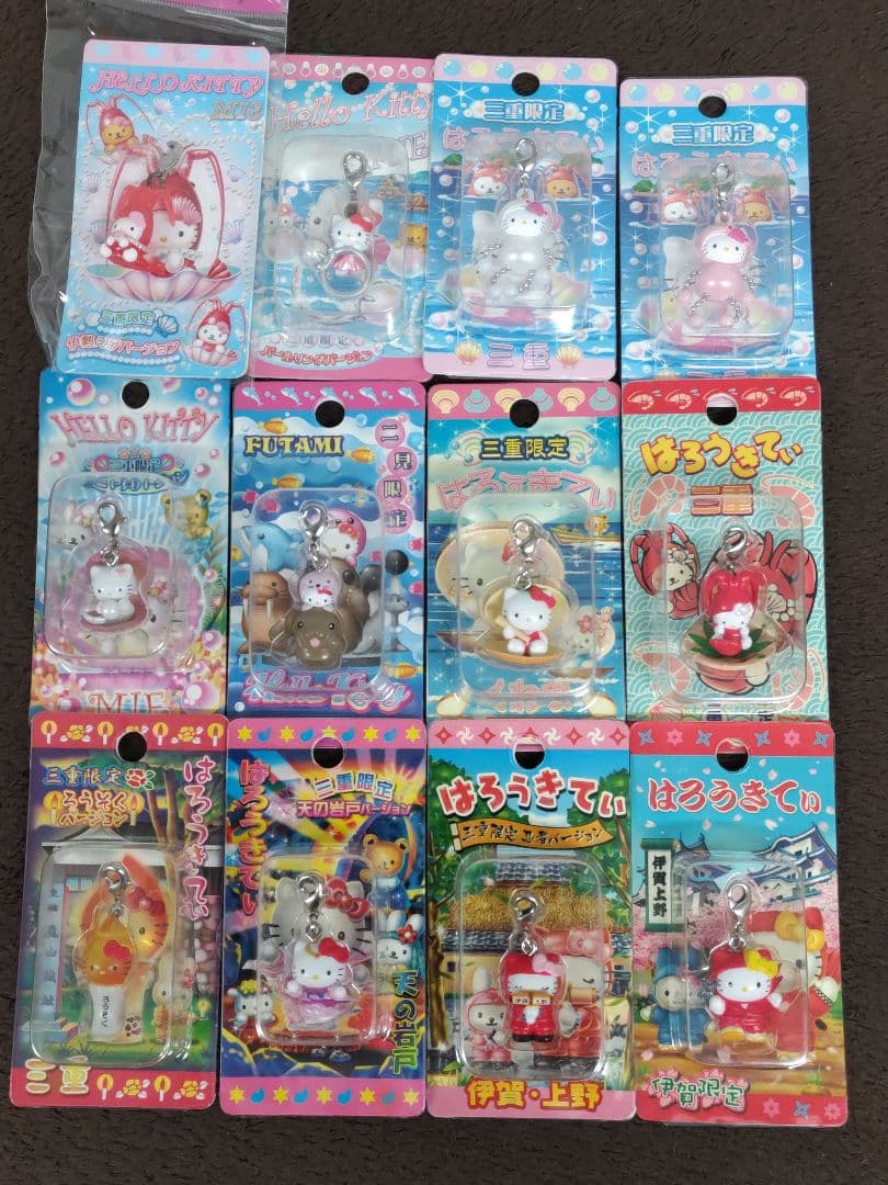 Hello Kitty ハローキティ 三重限定ファスナーストラップ 12種セット