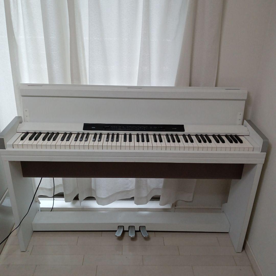 人気の白デジタルピアノ★KORG LP-350 動作良好！