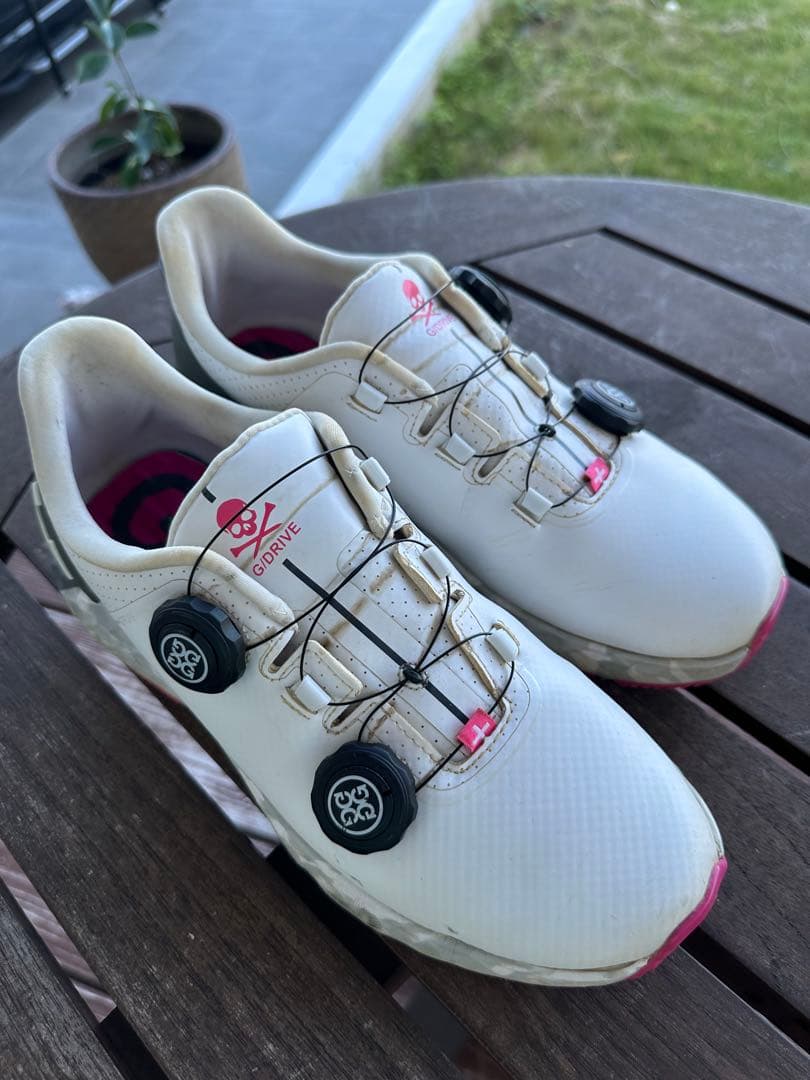 定価44,000 G/FORE ホワイトゴルフシューズ 25.0 ジーフォア