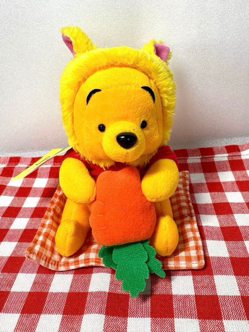 レア　ディズニーストア　くまのプーさん　着ぐるみ　平成レトロ　色　ぬいぐるみ