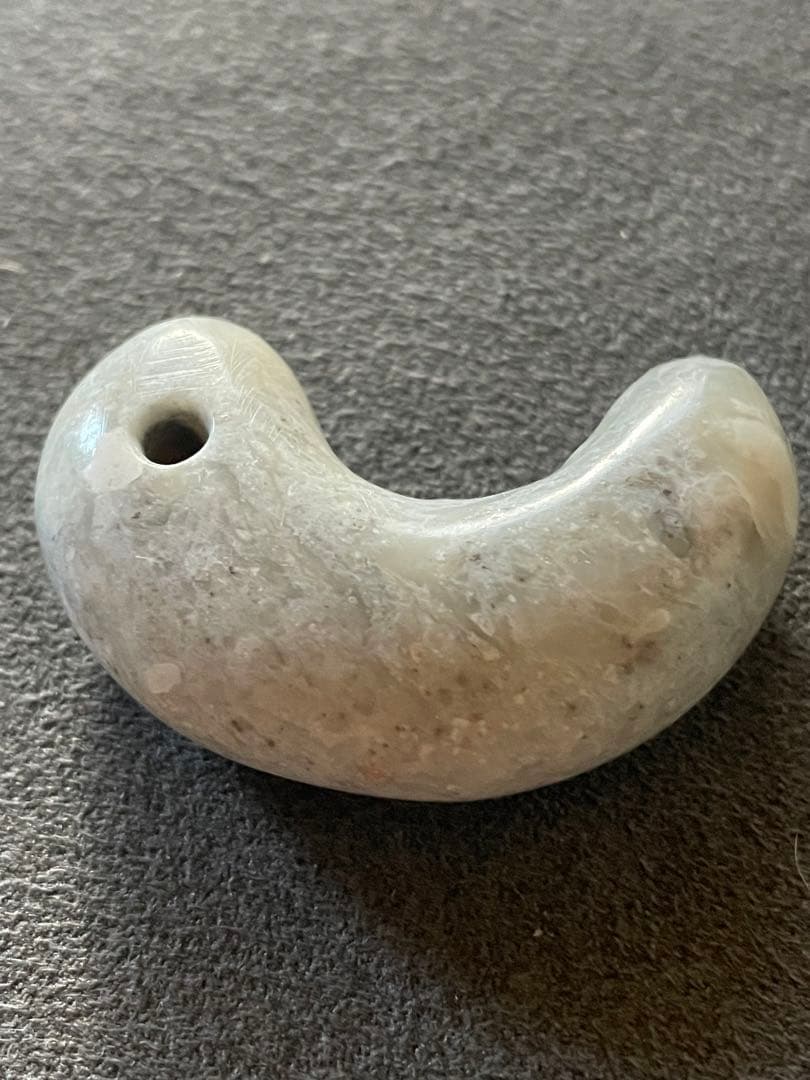 古墳時代　石製勾玉　出土　ジャスパー　滑石　大型