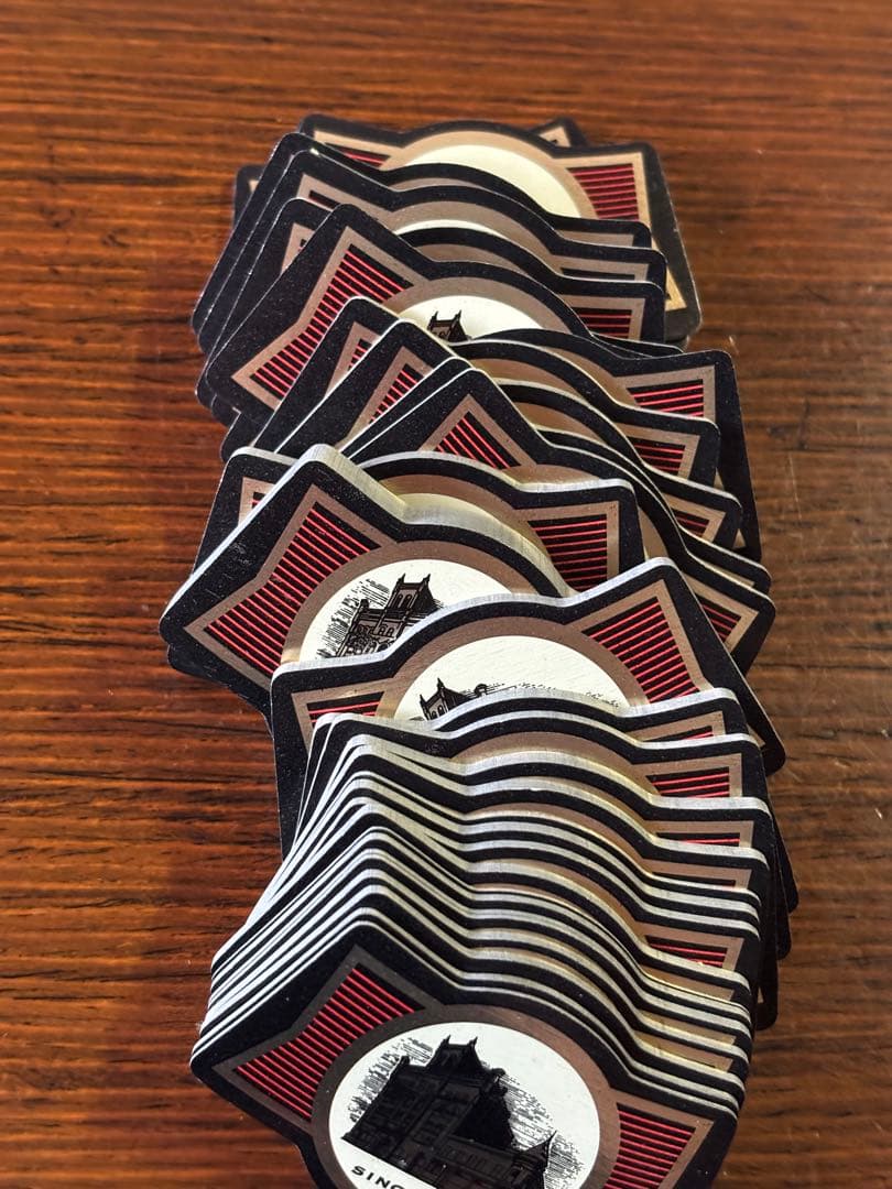 海外紙物　お洒落なラベル　建物デザイン　大量　1名様