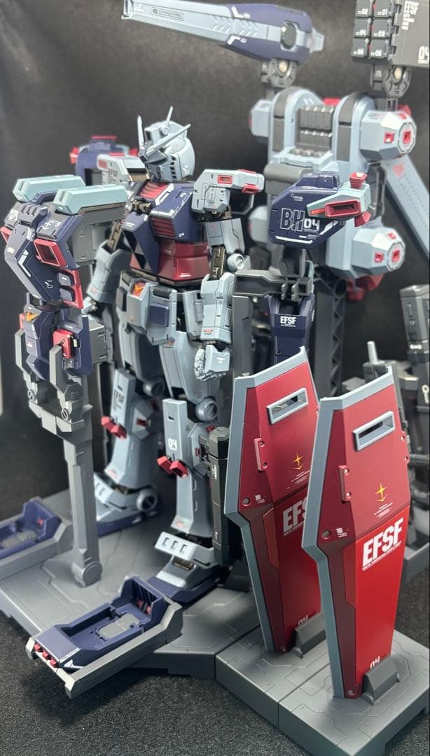 MG フルアーマーガンダム サンダーボルトver. 塗装
