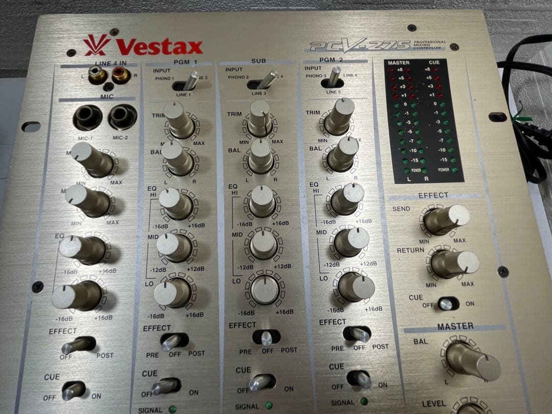 VESTAX ベスタクス　PCV-275 縦横フェーダーメンテナンス