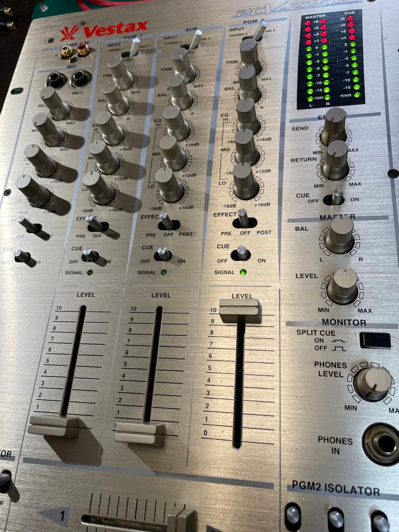 VESTAX ベスタクス　PCV-275 縦横フェーダーメンテナンス