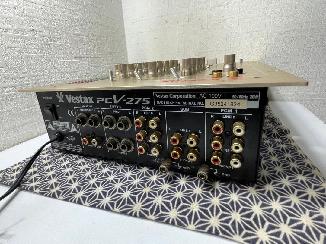 VESTAX ベスタクス　PCV-275 縦横フェーダーメンテナンス