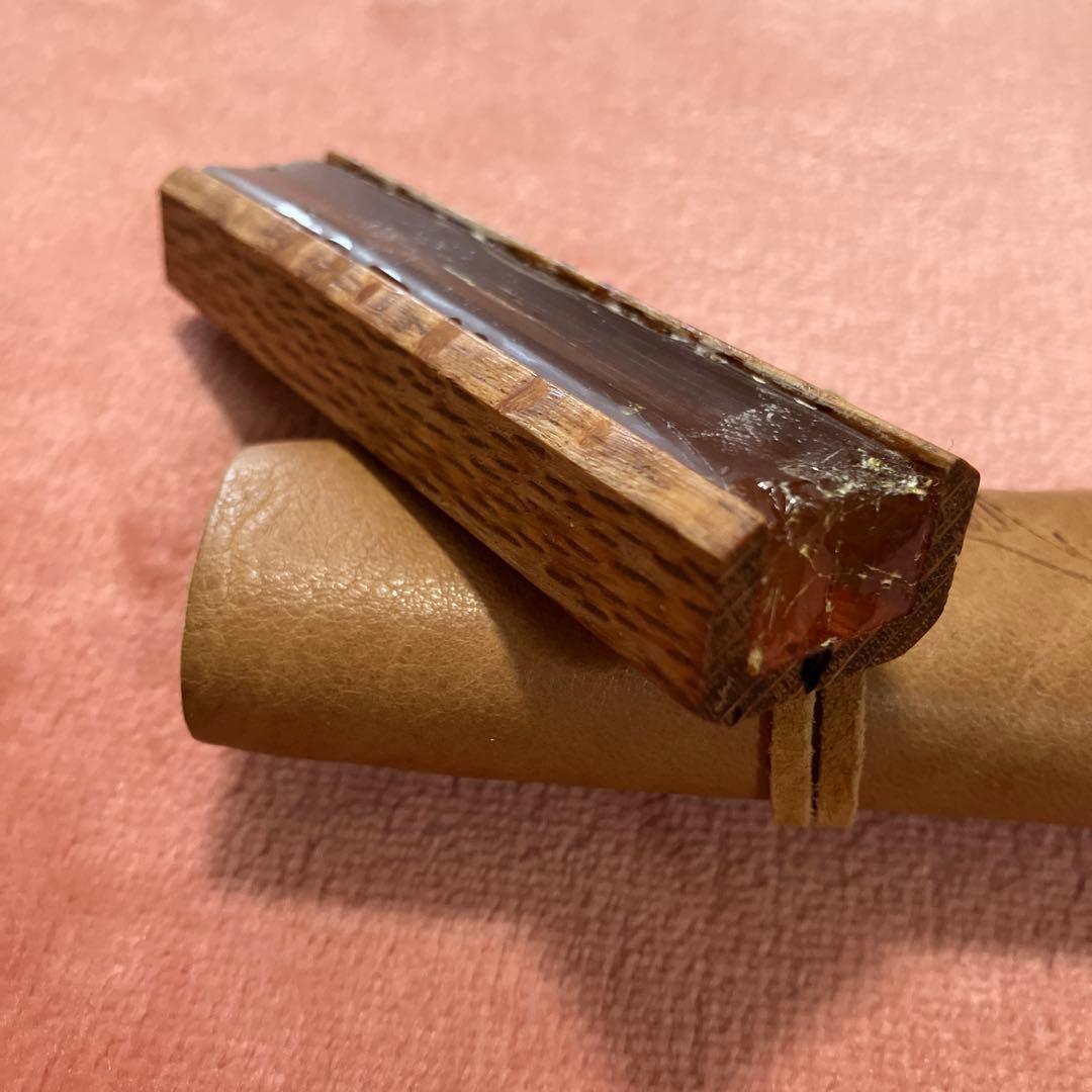 レザーウッドベスポーク チェロ 松脂 クリスプ:サプル 50:50