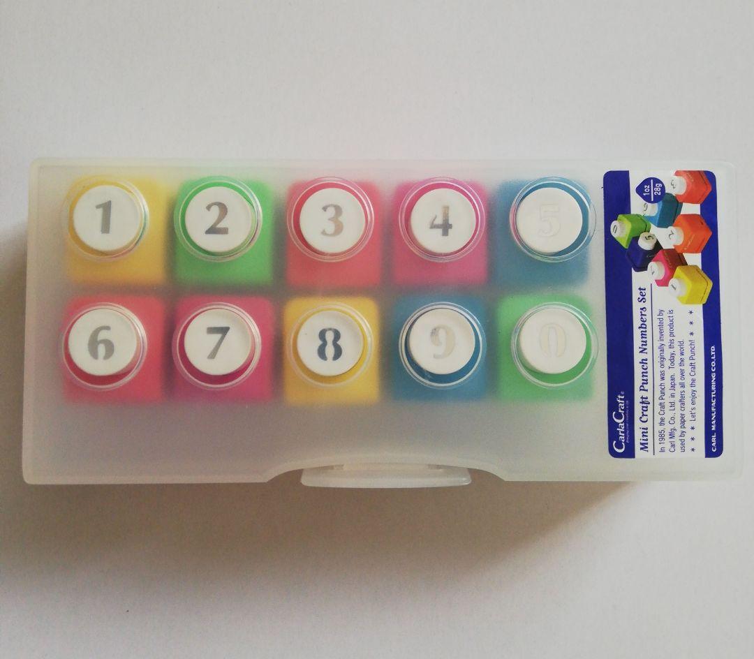 カーラクラフト アルファベット＆数字セット クラフトパンチ
