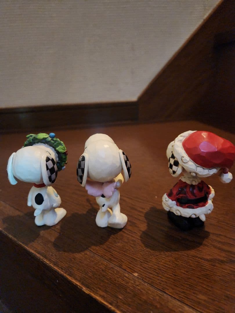 スヌーピー クリスマスフィギュア 3体セット