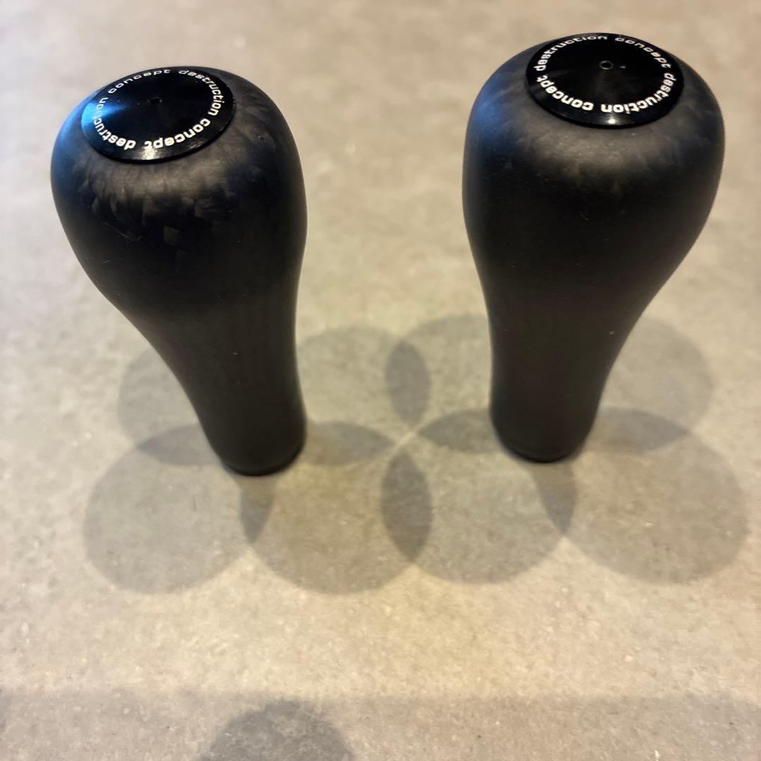 スタジオコンポジットカーボンハンドルノブコンセプトD ピーターモデル　2本セット