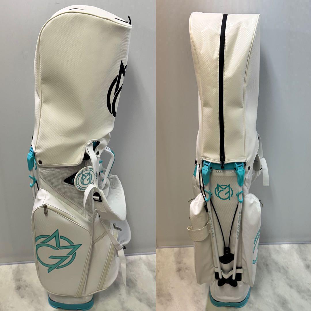 希少 OMNIX GOLF キャディバック ホワイト 8.5型