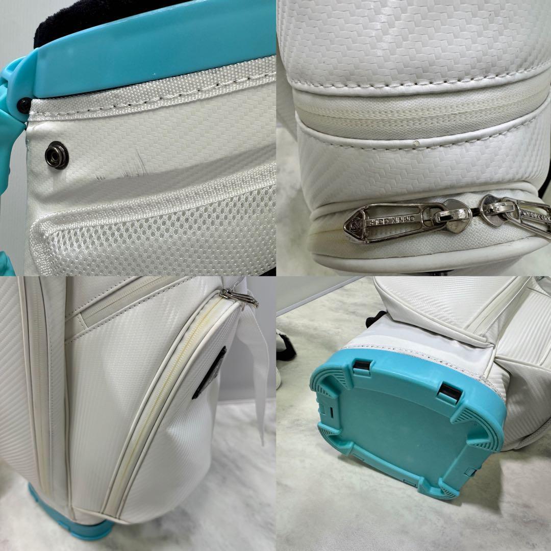 希少 OMNIX GOLF キャディバック ホワイト 8.5型