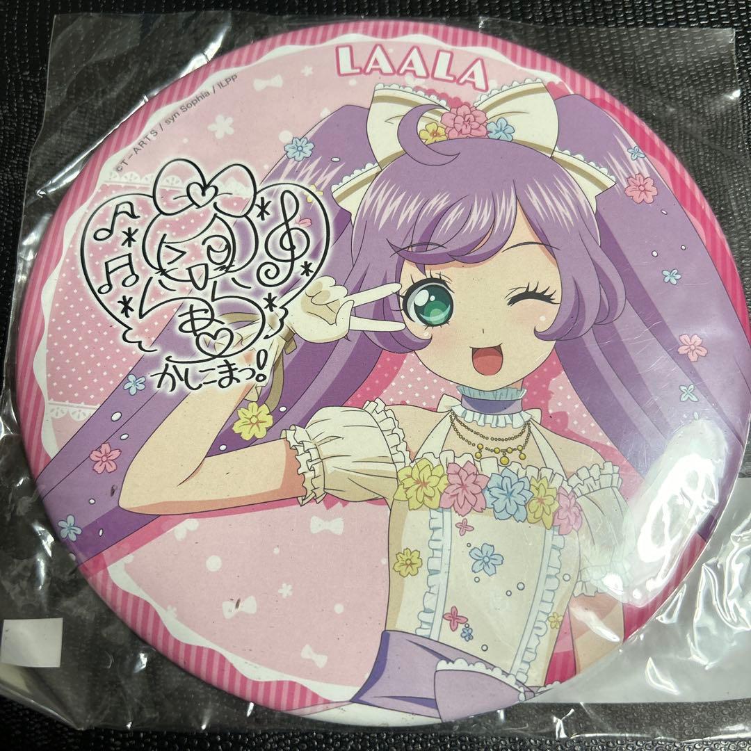 激レア　プリパラ　らぁら　サイン　BIG缶バッジ