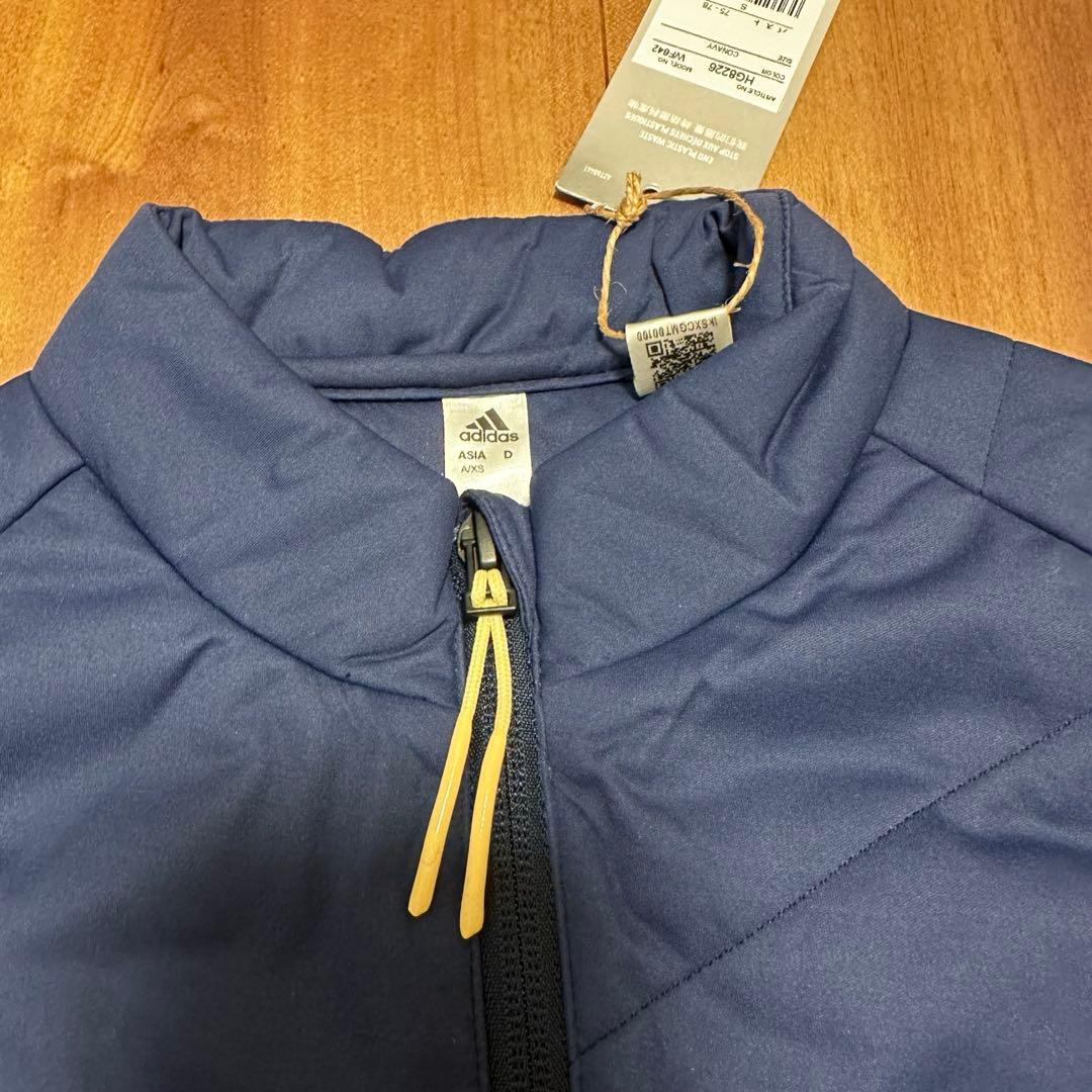 保温 中綿　ジャケット　スカート　セットアップ　秋冬　ネイビー　サイズS 新品