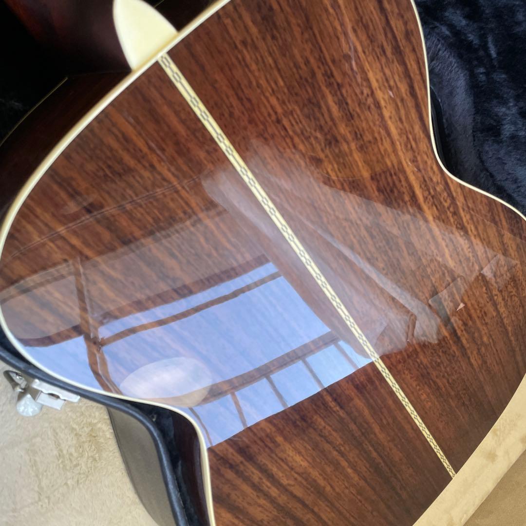 Aria AF-550BS 単板ギター専用ハードケース付き