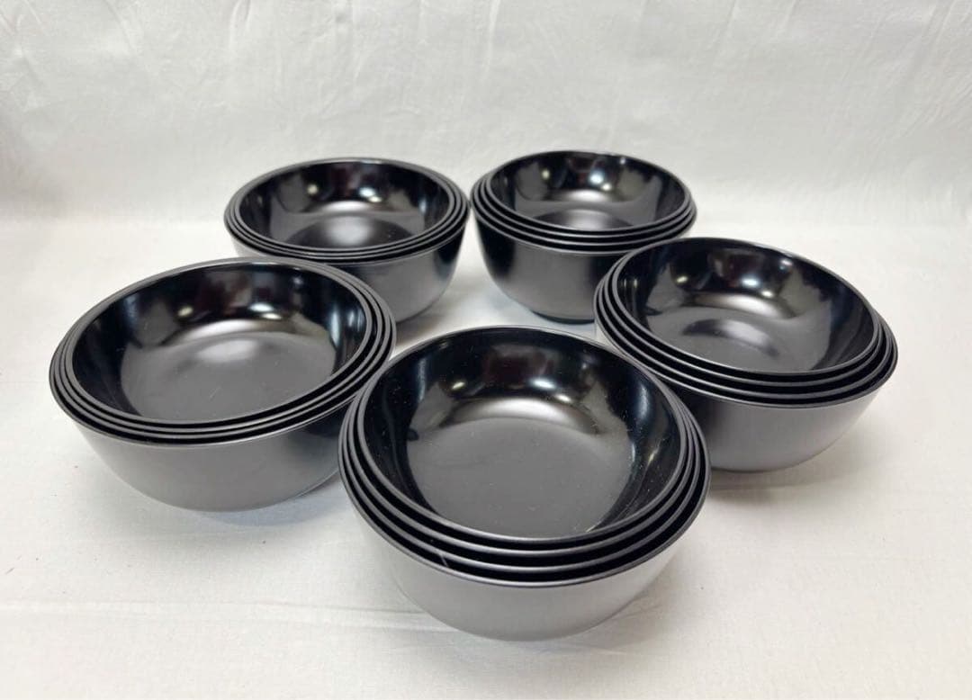 美品 懐石道具揃え 一式 黒塗 五客揃 利休形 共箱