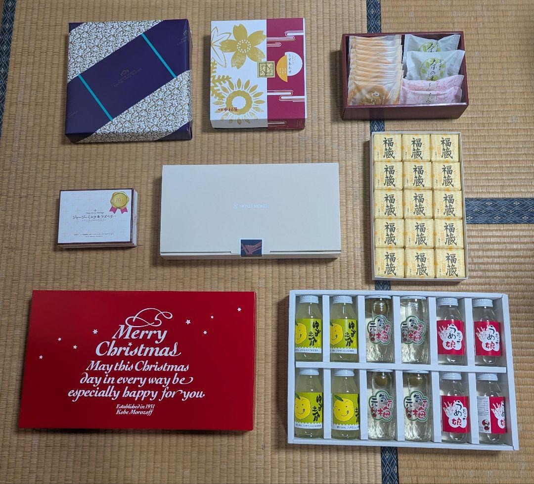 菓子7点 ジュース1点