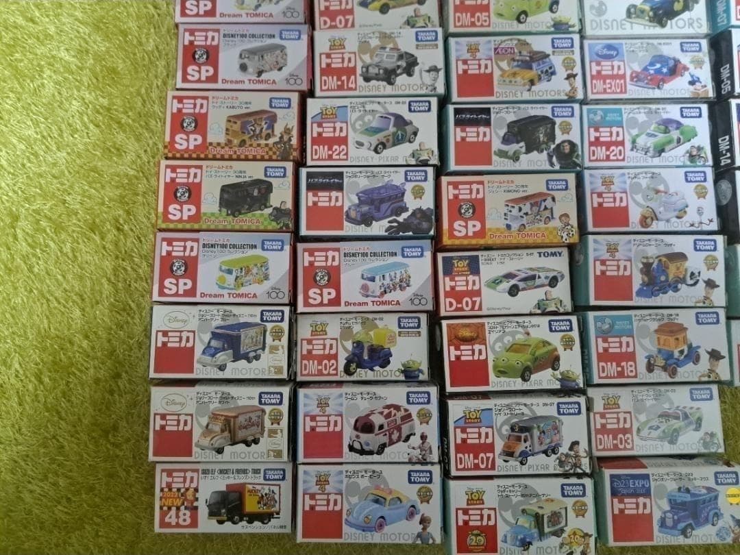 ディズニートミカ　ディズニーモータース　トミカ　48台まとめ売り