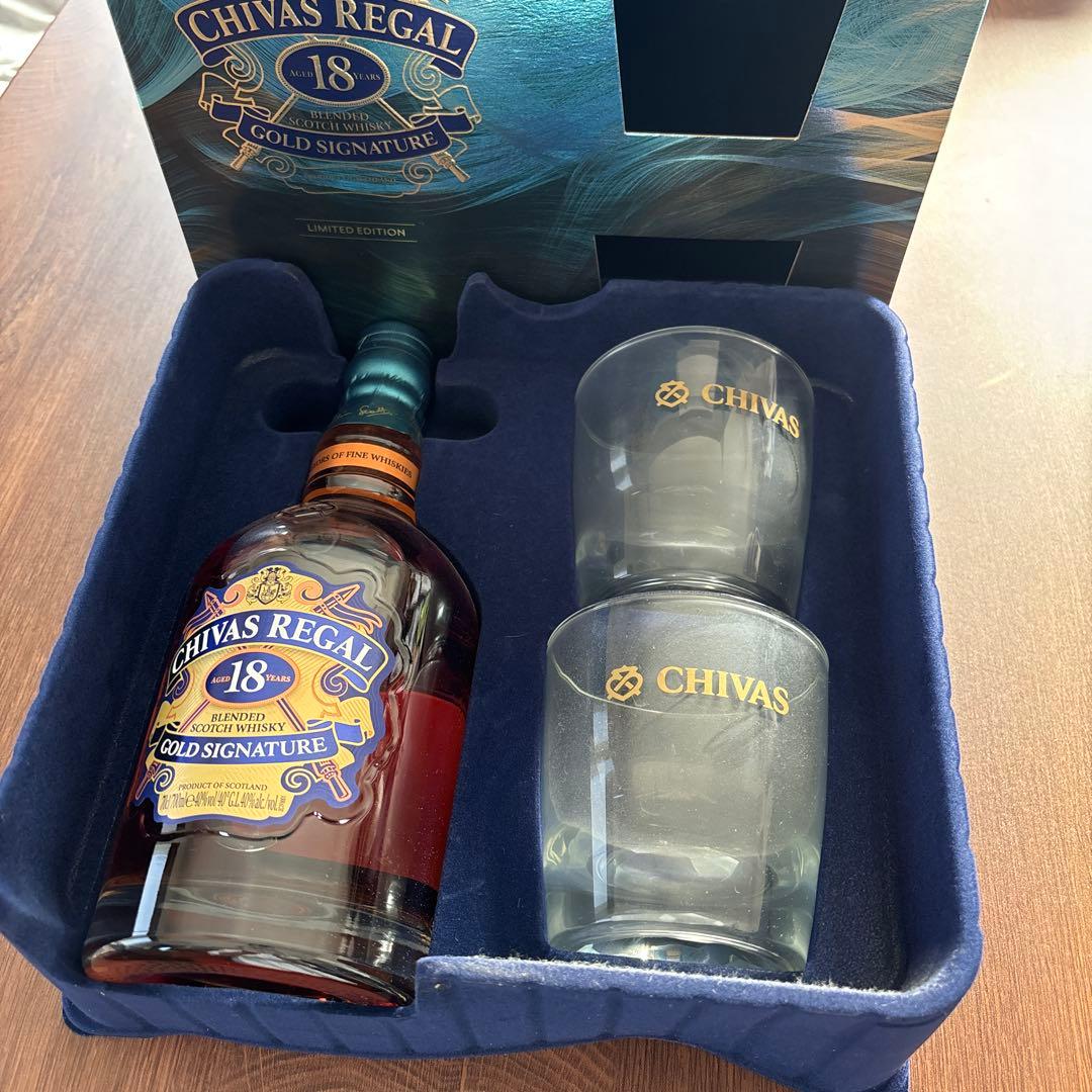 Chivas Regal Gold Signature 18年 限定版　レア♪
