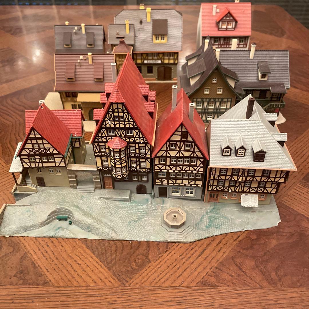 Nゲージ ドイツ風建物模型 6点 ストラクチャー VOLLMER kibri