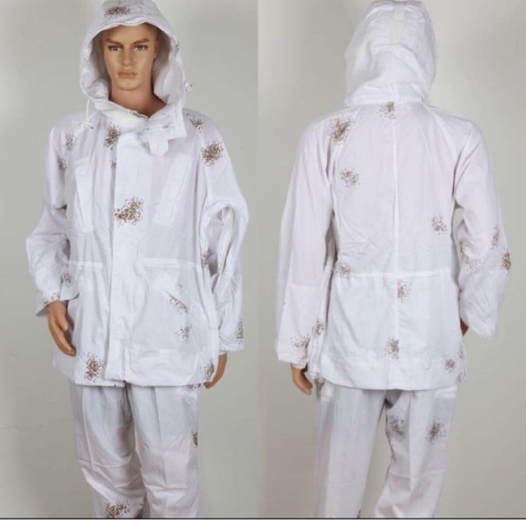 戦争ロシア軍/北朝鮮軍/中国人民解放軍現用スノー迷彩戦闘服上下雪地迷彩