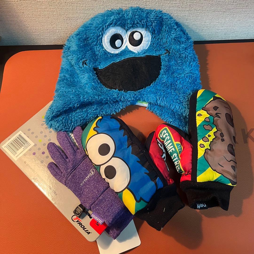 3点セット！キッズ　neff セサミストリート