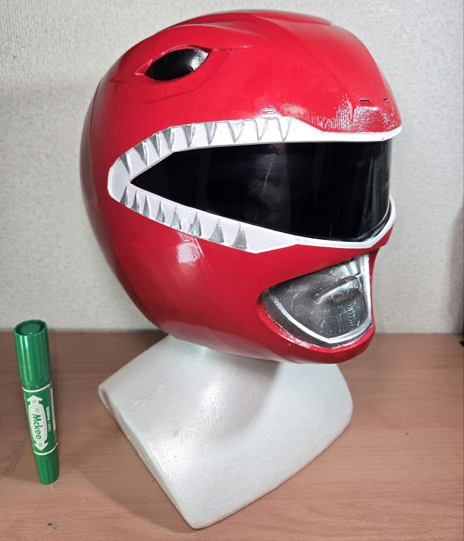 実物大　 恐竜戦隊ジュウレンジャー　ティラノレンジャー　マスク　パワーレンジャー