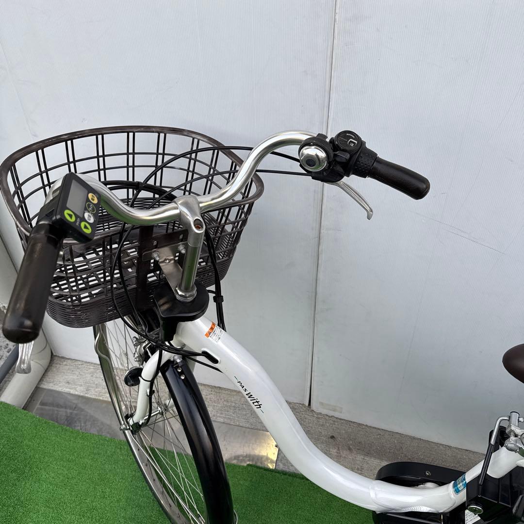 YAMAHAヤマハ電動アシスト自転車26インチ 12.3Ah ホワイト