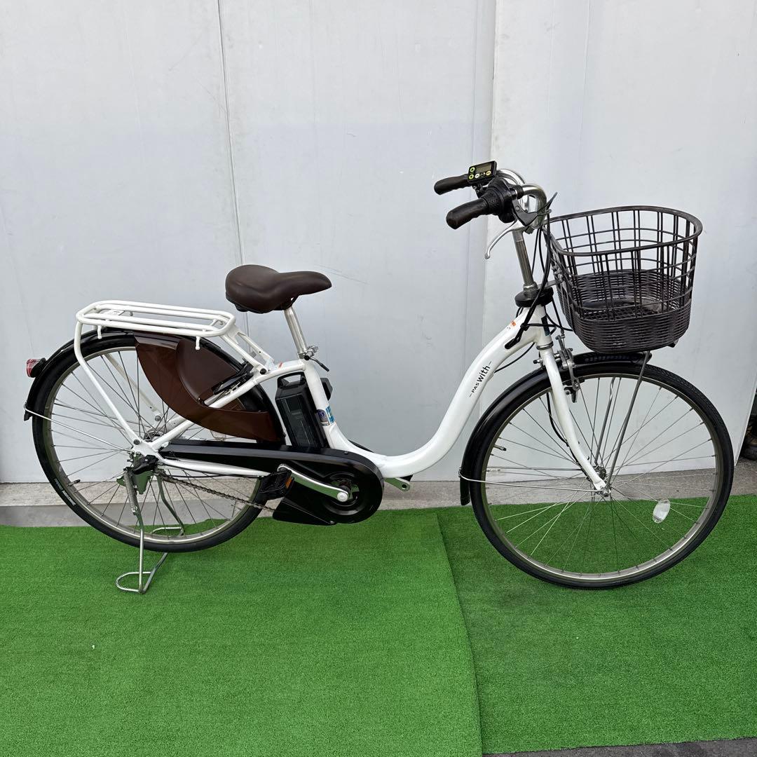 YAMAHAヤマハ電動アシスト自転車26インチ 12.3Ah ホワイト