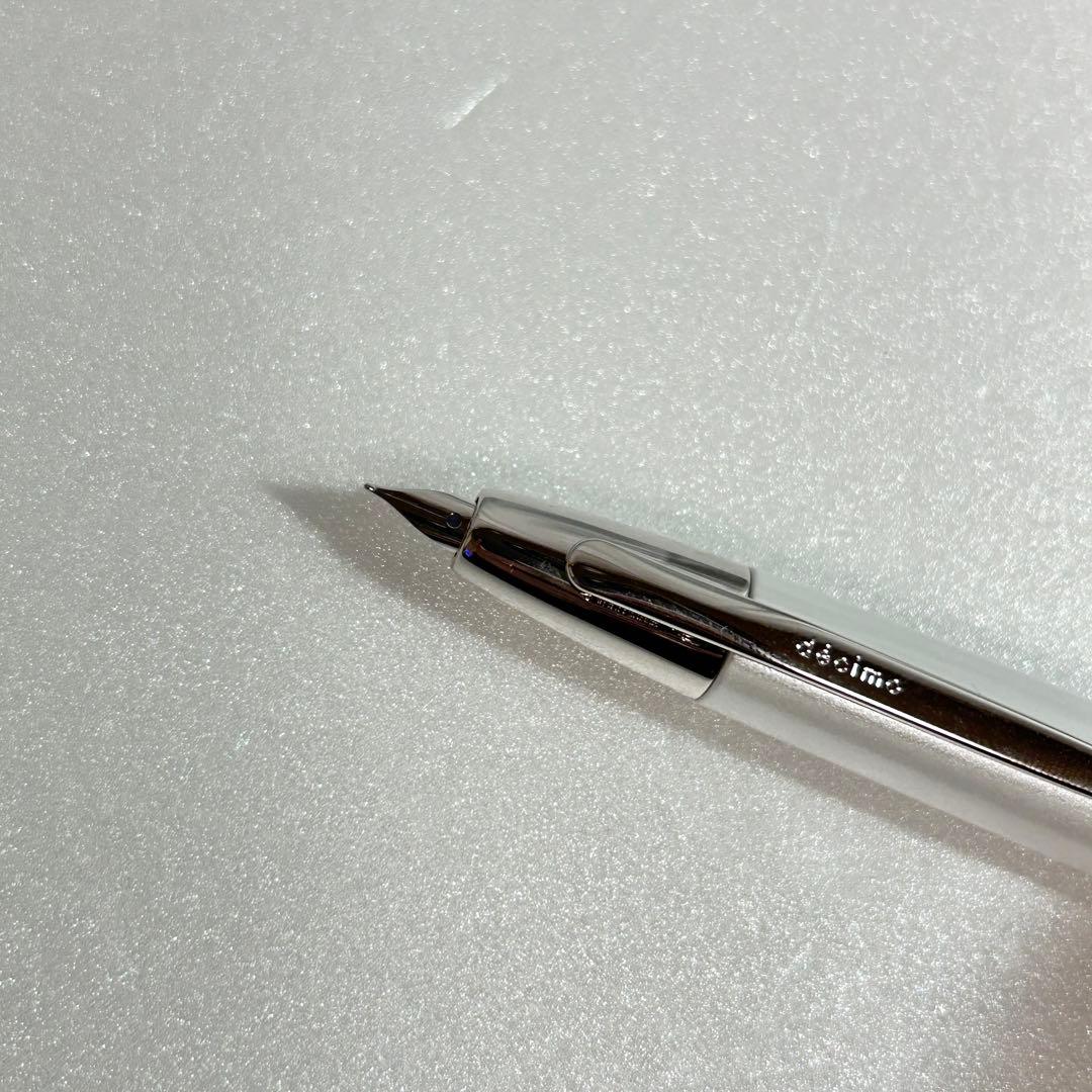 PILOT パイロット キャップレス デシモ パールホワイト18K 万年筆