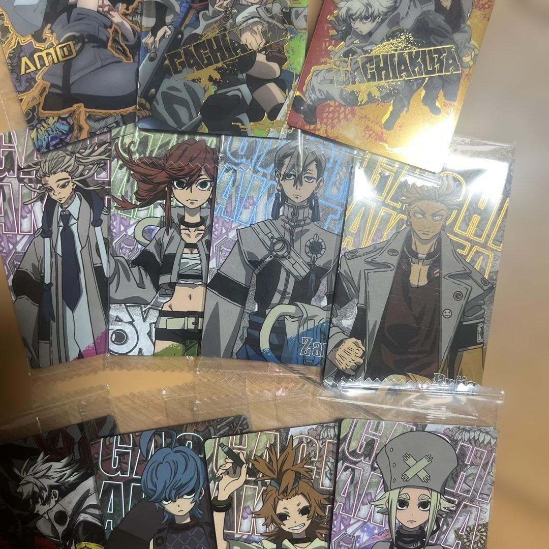 ガチアクタ　フィギュア　4点　ルド　ザンカ　エンジン　リヨウ　カード付き