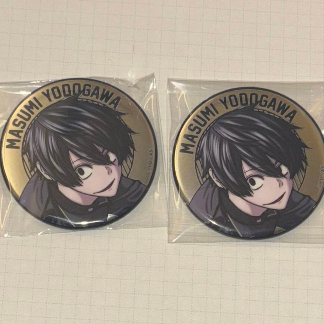 桃源暗鬼 淀川真澄 ファボテリア メタリック缶バッジ 2点