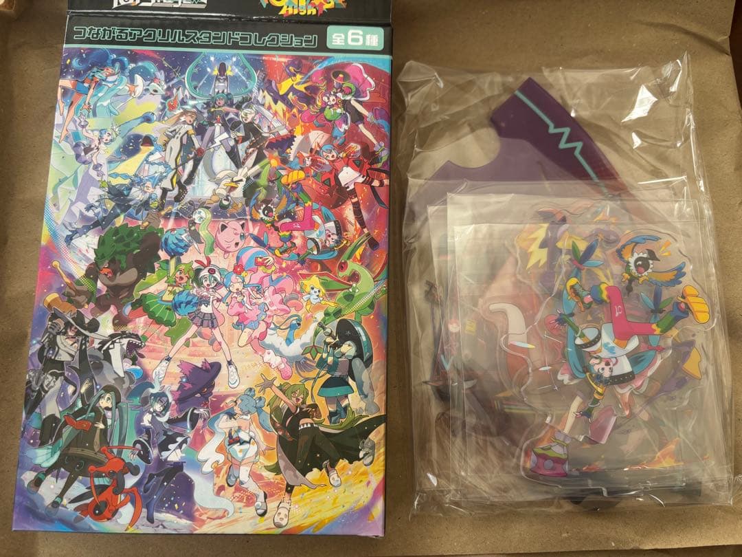 ポケミク　つながるアクリルスタンドコレクション　全6種類セット　コンプリート