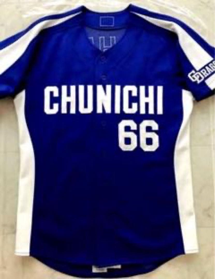 【新品未使用】落合博満 プロモデル ビジター 中日ドラゴンズ 最終年ユニフォーム