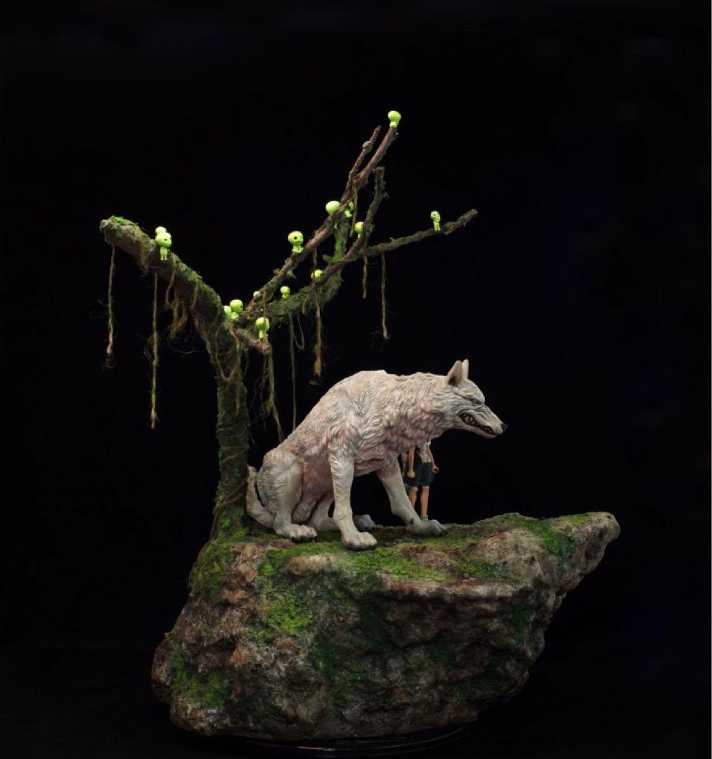 ジブリ　もののけ姫　サン&モロ　フィギュア