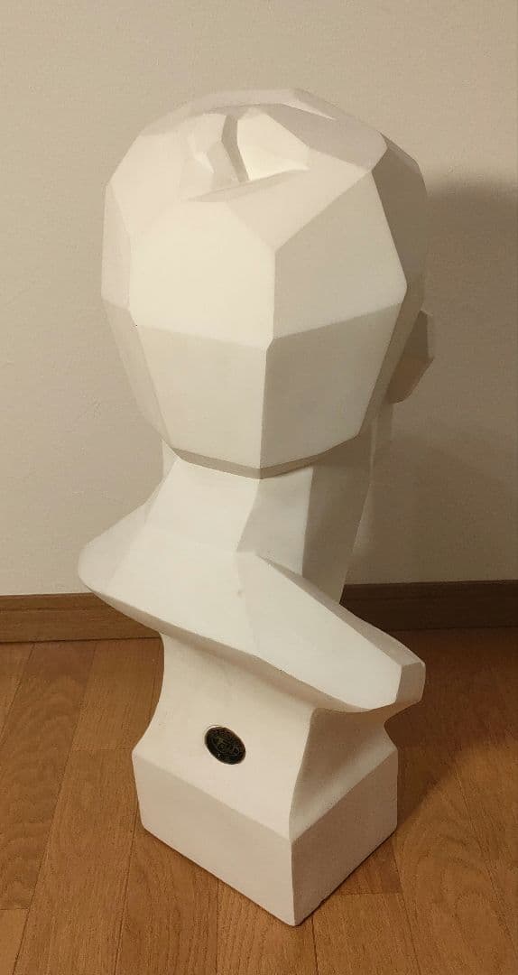 冨士石膏像 石膏像 アグリッパ 面取り 胸像 高さ60cm