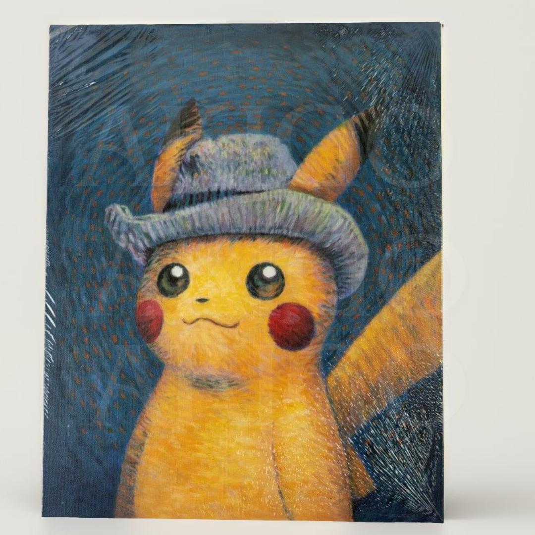 【新品・美品・希少・即日】ゴッホピカチュウ　キャンバス　ポケモンゴッホ